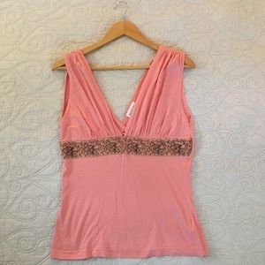 Rebecca Beeson double v-neck tank